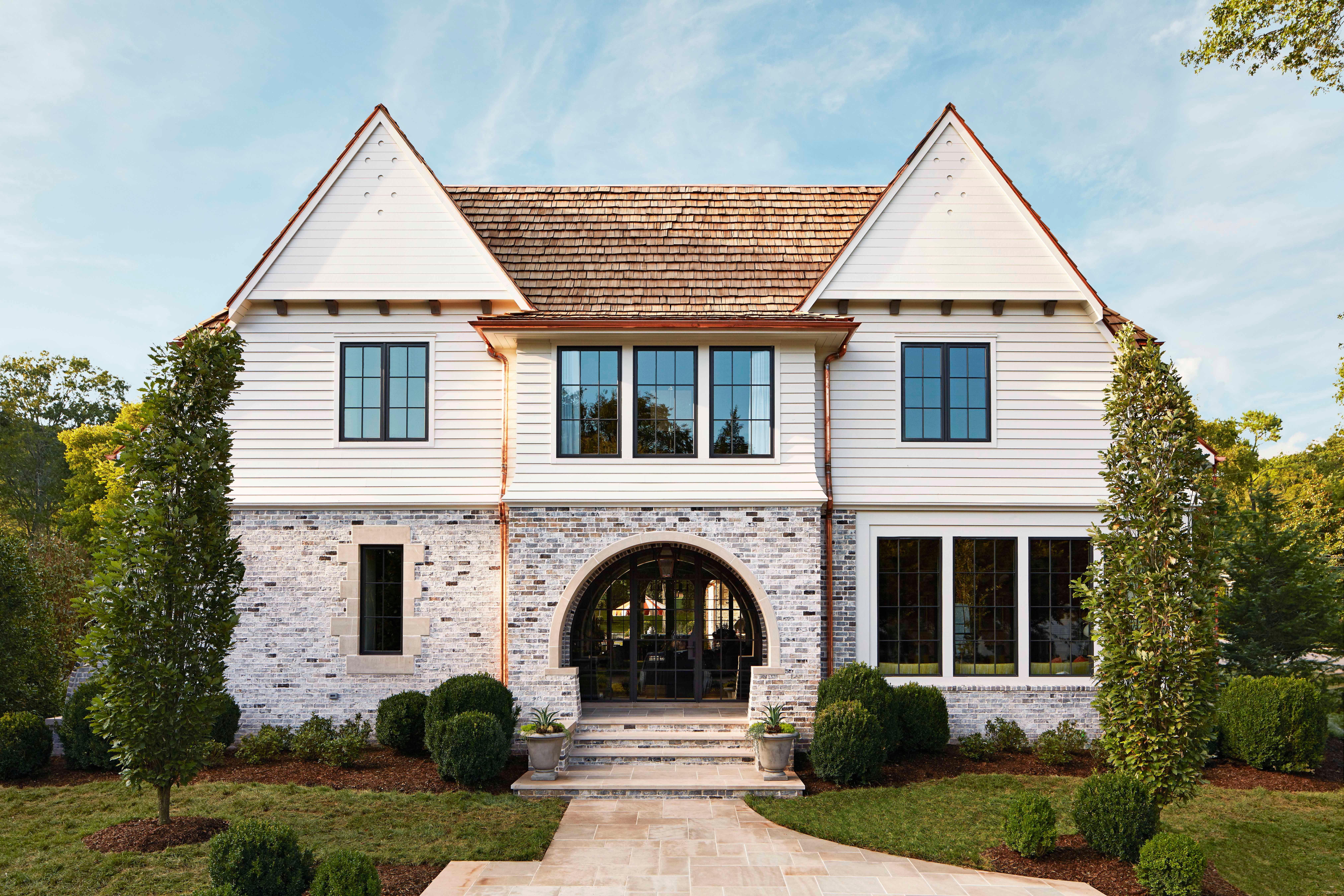 Beautiful residential home with clean roof
